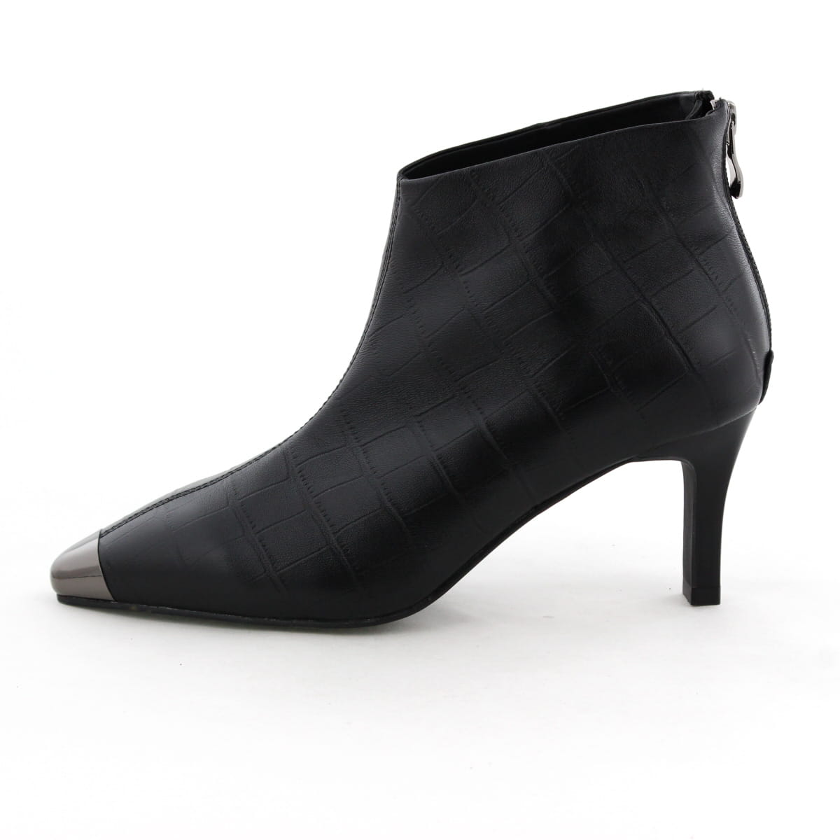 【SALE】トゥキャップヒールショートブーツ/554400