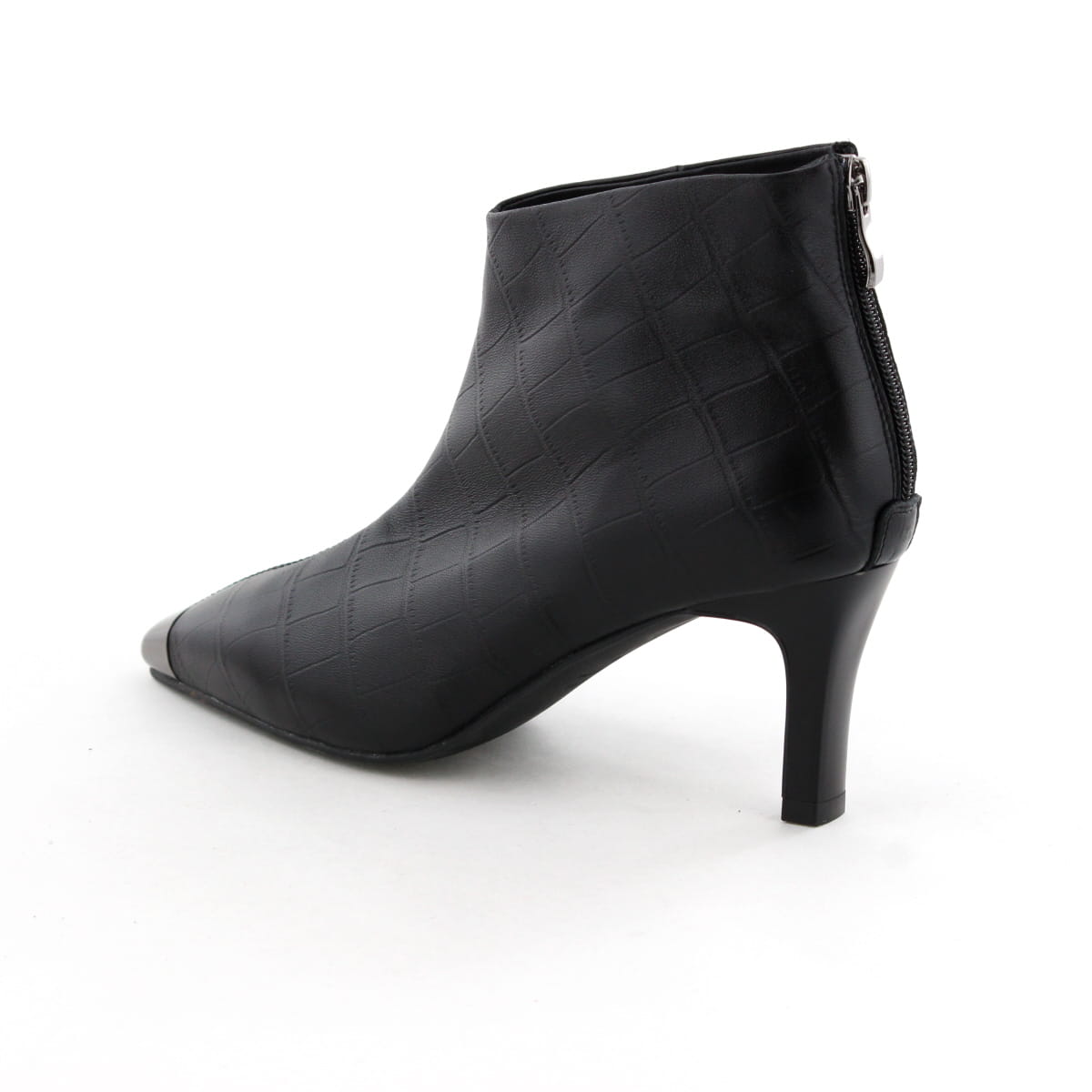 【SALE】トゥキャップヒールショートブーツ/554400