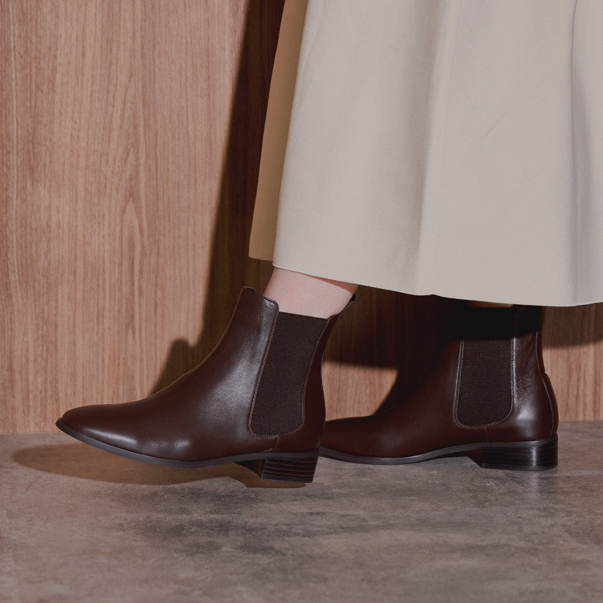 ナゴンスタンス サイドゴアブーツ ショート 厚底 25cm 黒 ナゴンスタンス nagonstans サイドゴアブーツ ショート 厚底