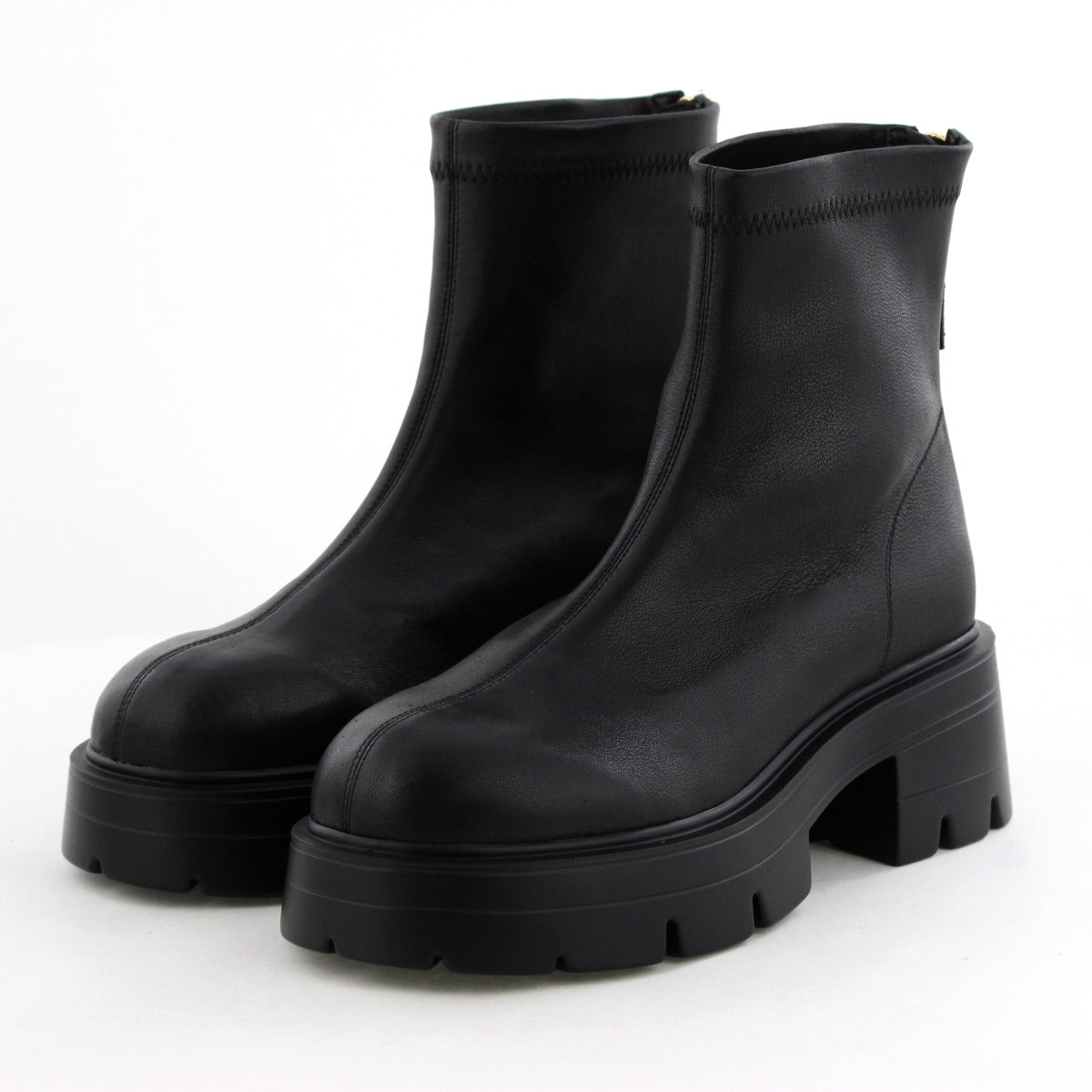 【25AW】バックファスナー厚底ブーツ/554406