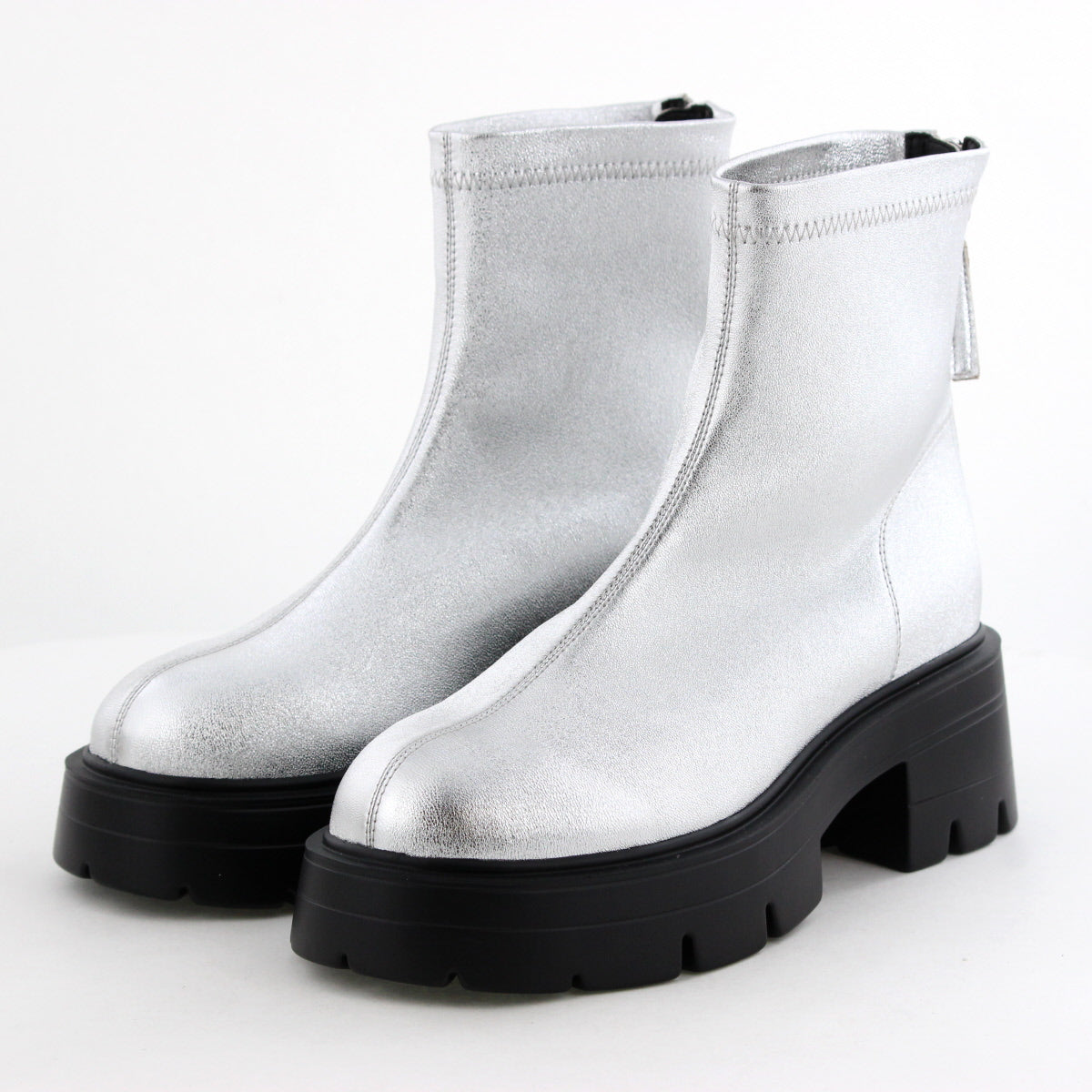 【25AW】バックファスナー厚底ブーツ/554406