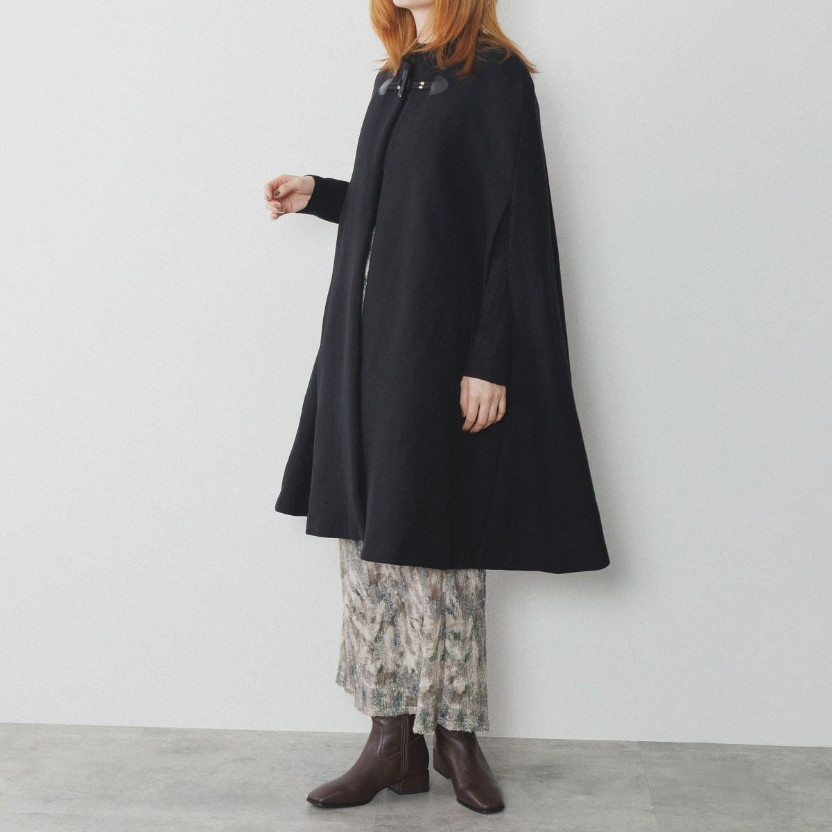 【25AW】スクエアトゥロングブーツ/554414