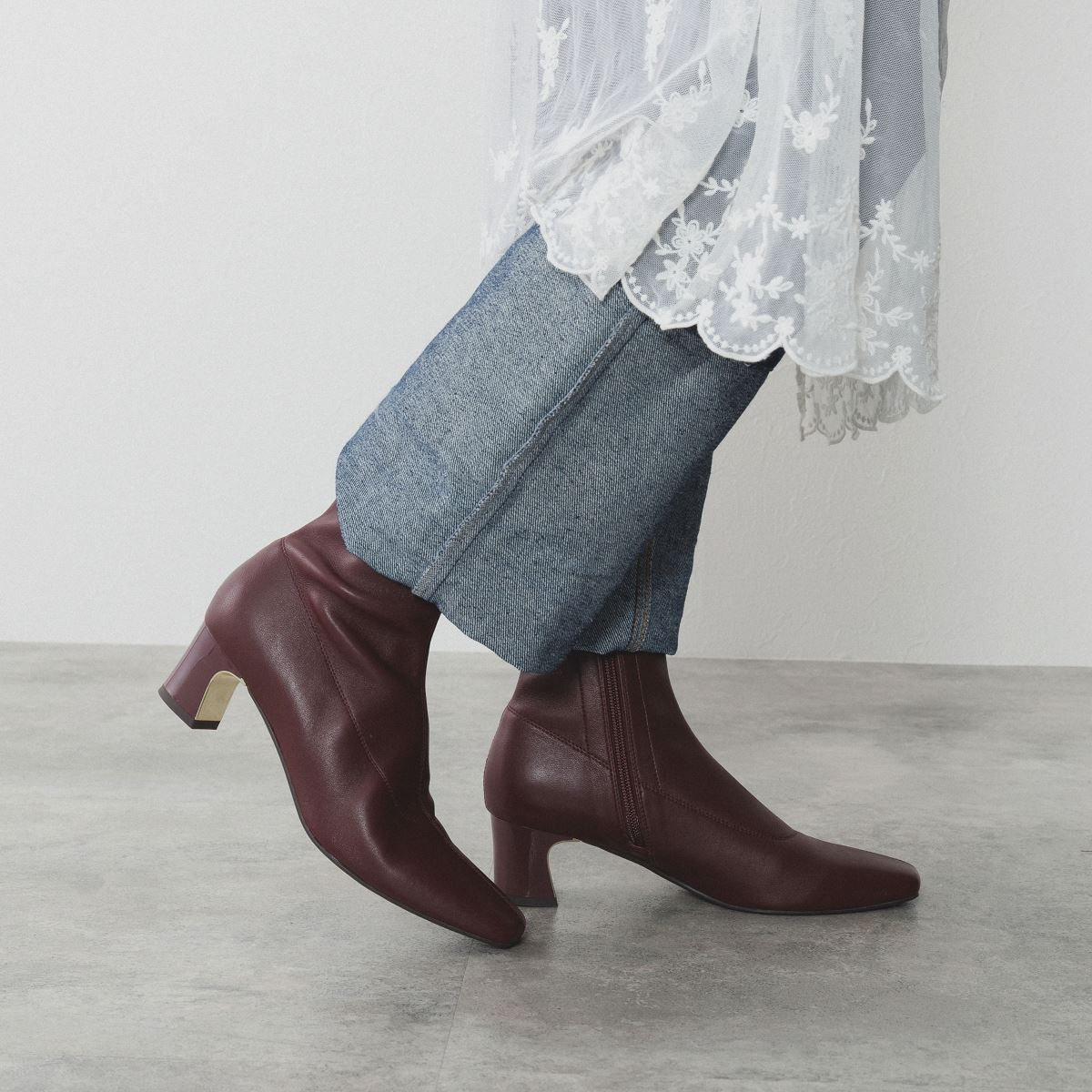 【25AW】メタルヒールストレッチブーツ/554418