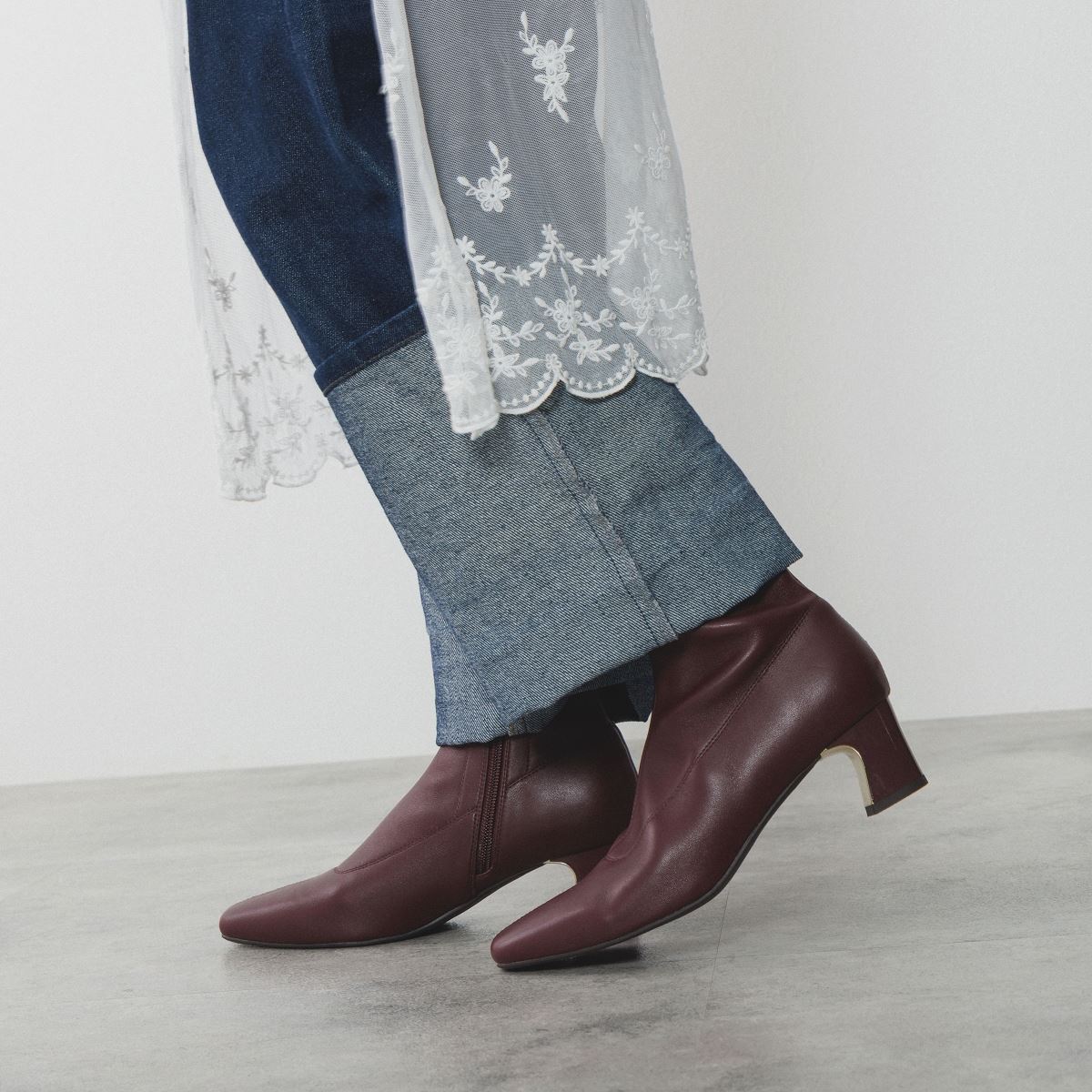 【25AW】メタルヒールストレッチブーツ/554418