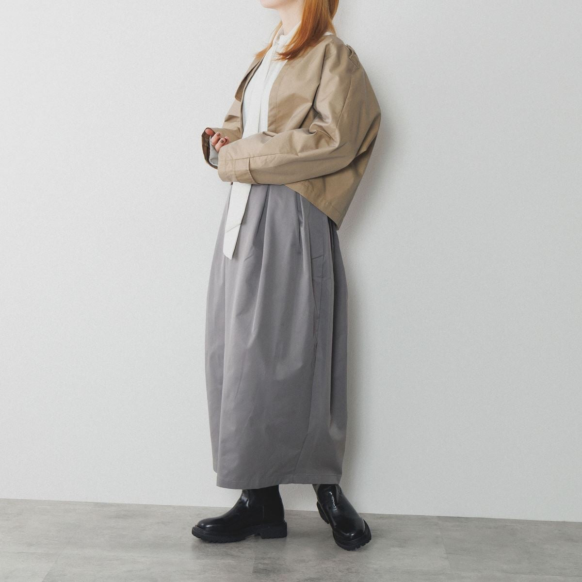 【25AW】トラックソールロングブーツ/554419