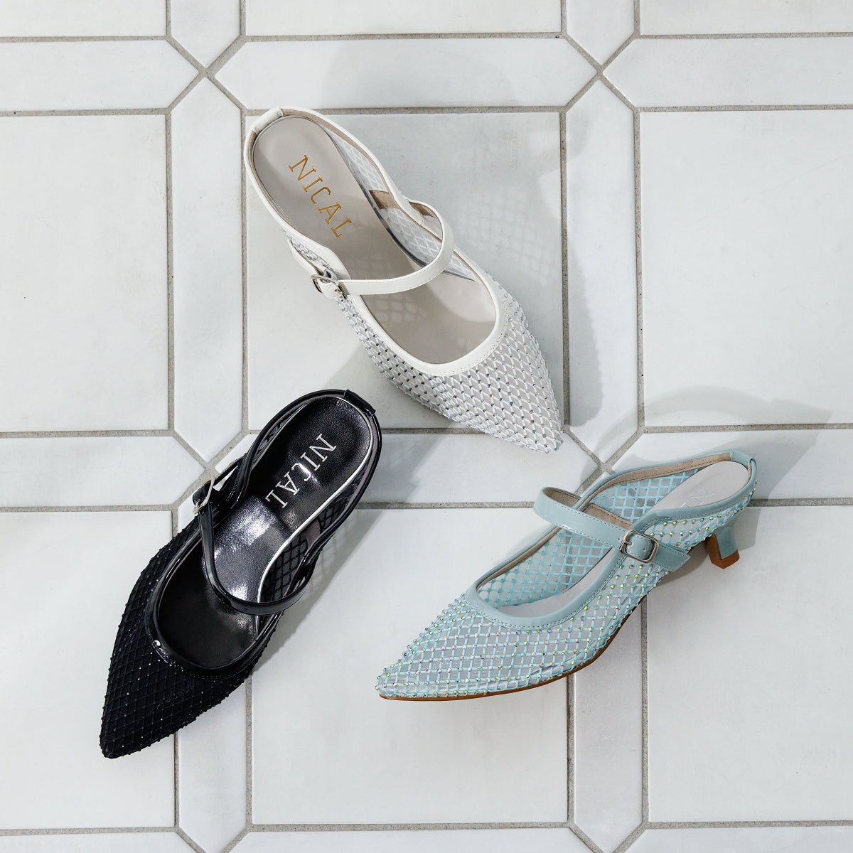 【26SS】ベルトデザインシアーミュール/564105