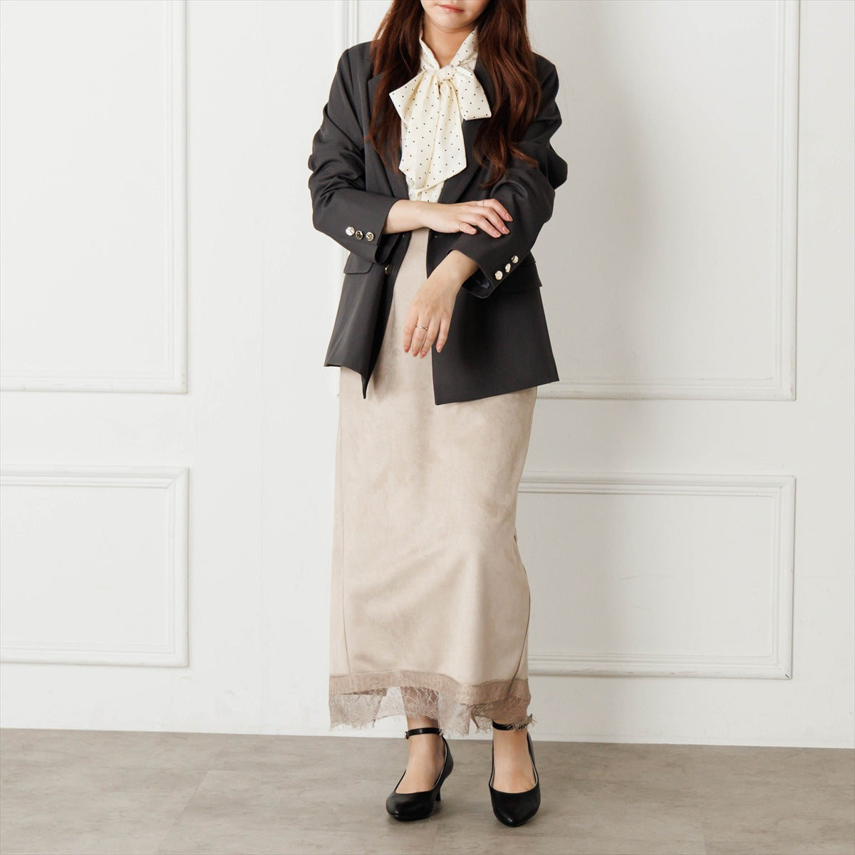 【26AW】ビジューストラップ 3WAYパンプス/564301
