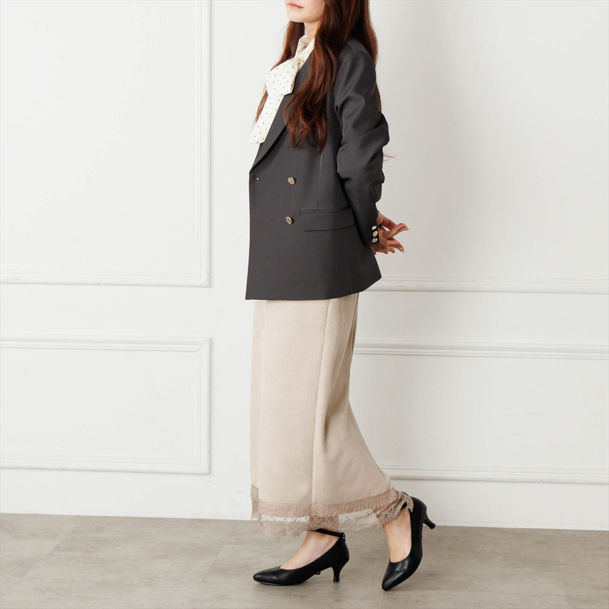 【26AW】ビジューストラップ 3WAYパンプス/564301