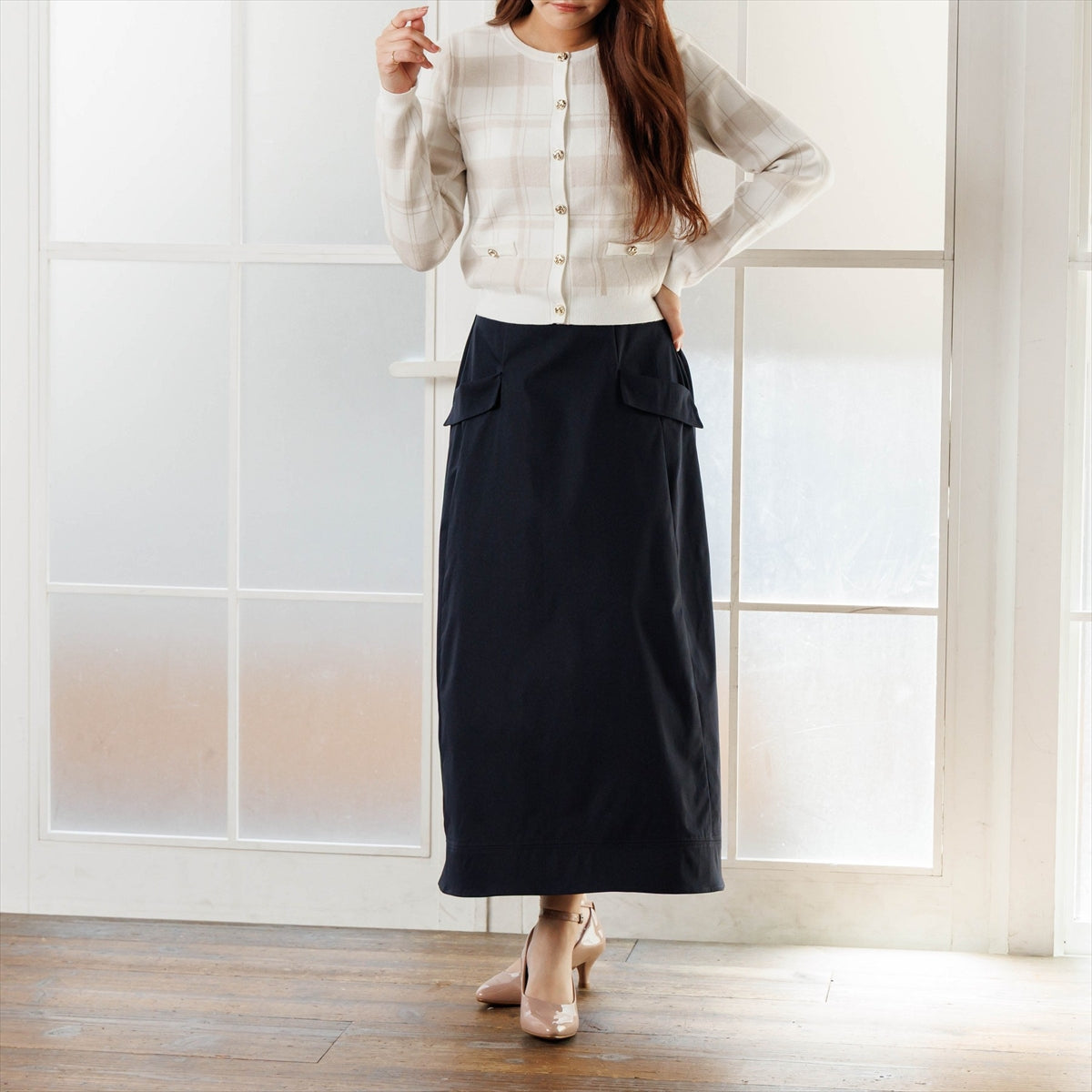 【26AW】ビジューストラップ 3WAYパンプス/564301