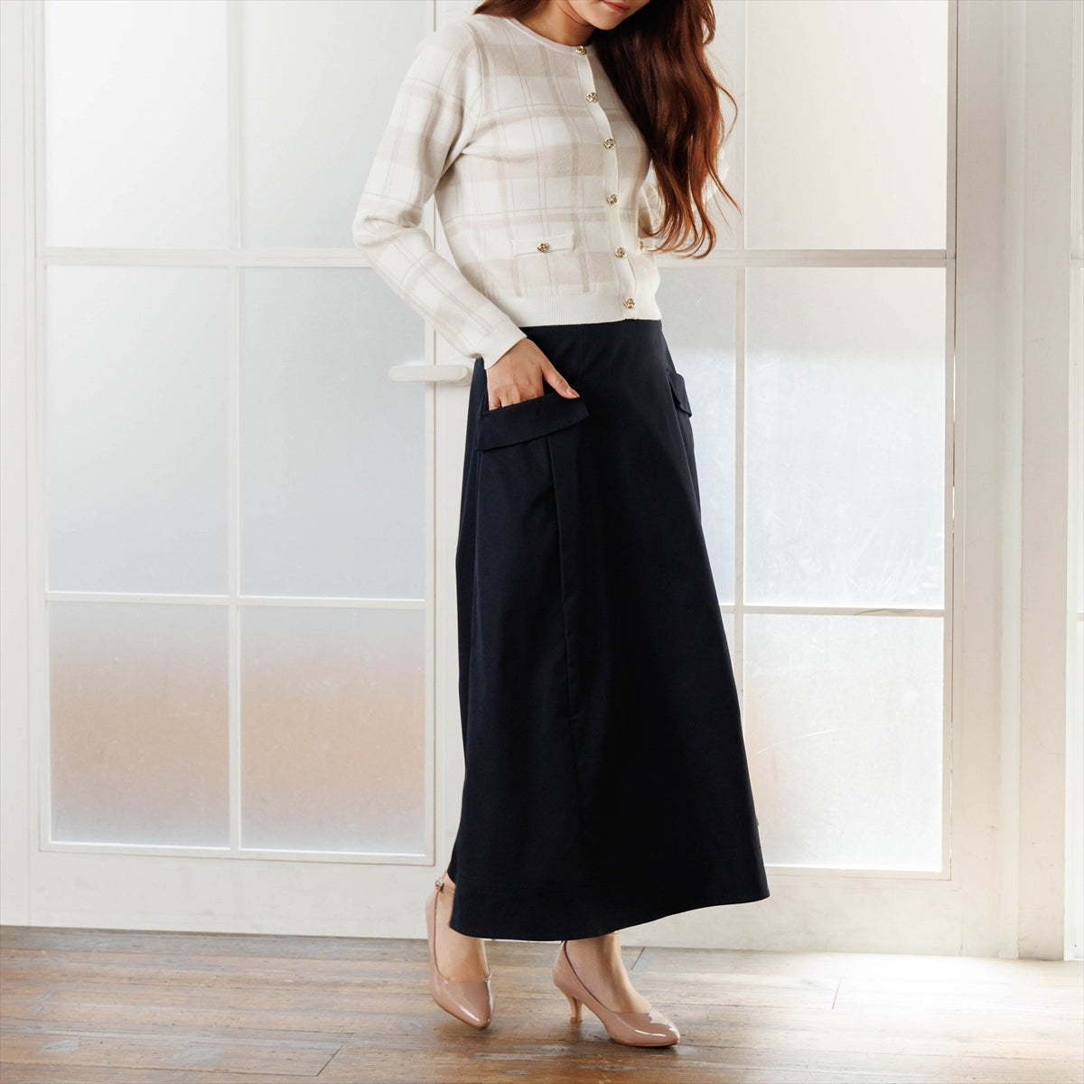 【26AW】ビジューストラップ 3WAYパンプス/564301