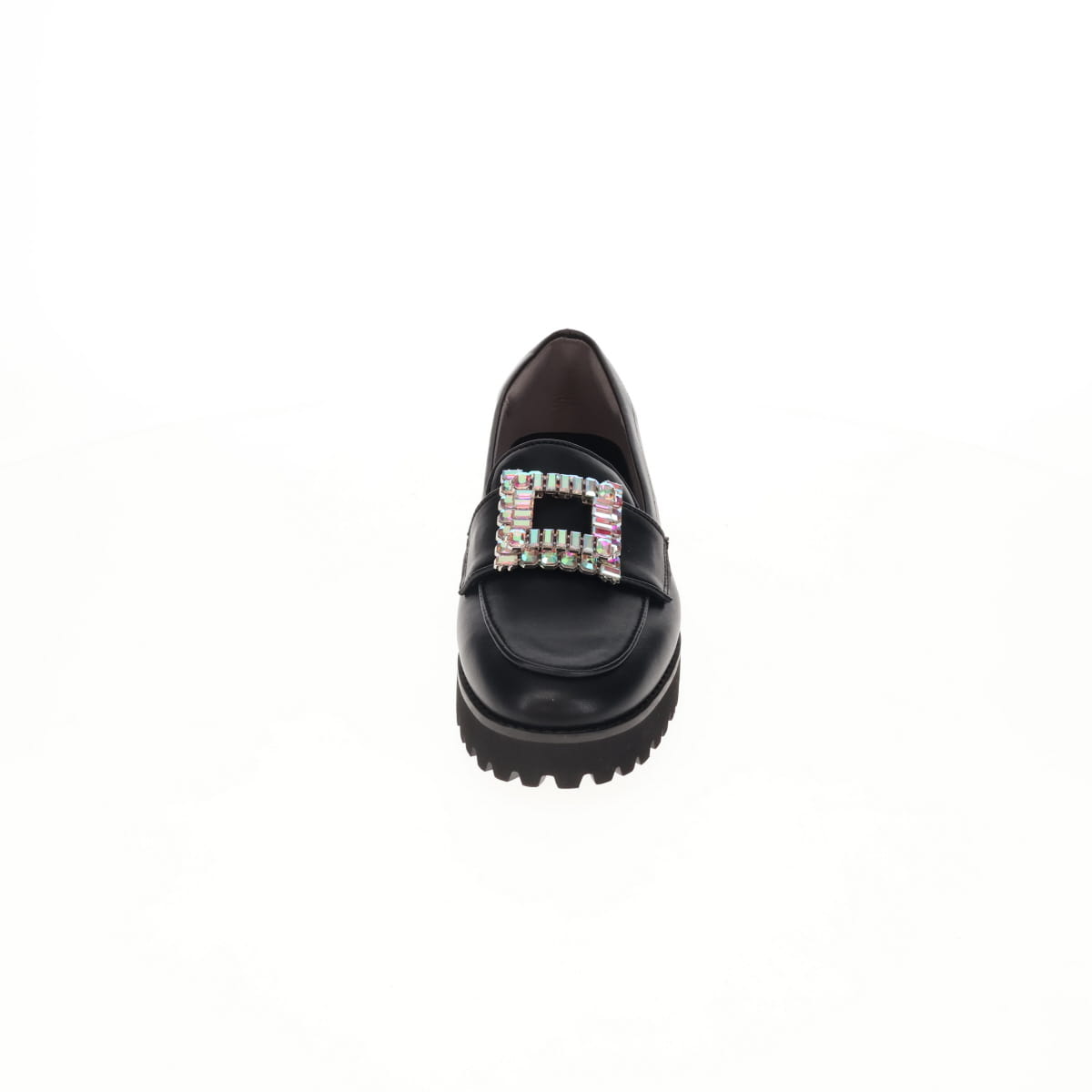 《予約/9月下旬入荷予定》【26AW】ビジューバックルトラックソールローファー/564303