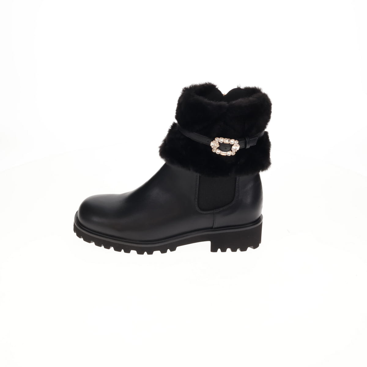 《予約/11月上旬入荷予定》【26AW】フラッフィーファー4WAYチェルシーブーツ/564402