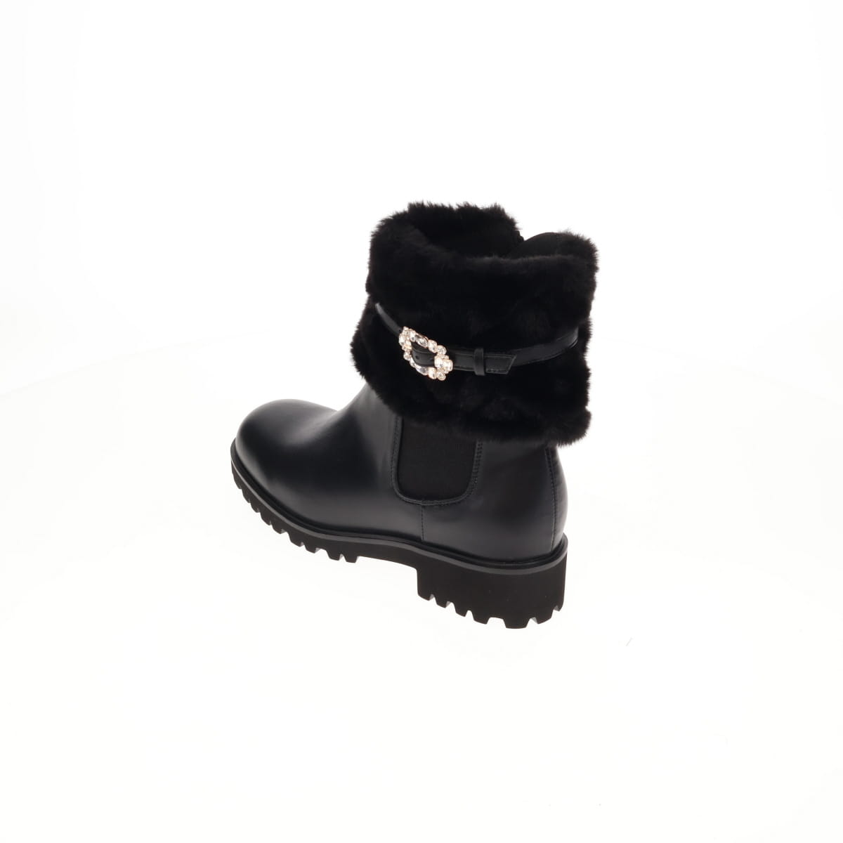 《予約/11月上旬入荷予定》【26AW】フラッフィーファー4WAYチェルシーブーツ/564402