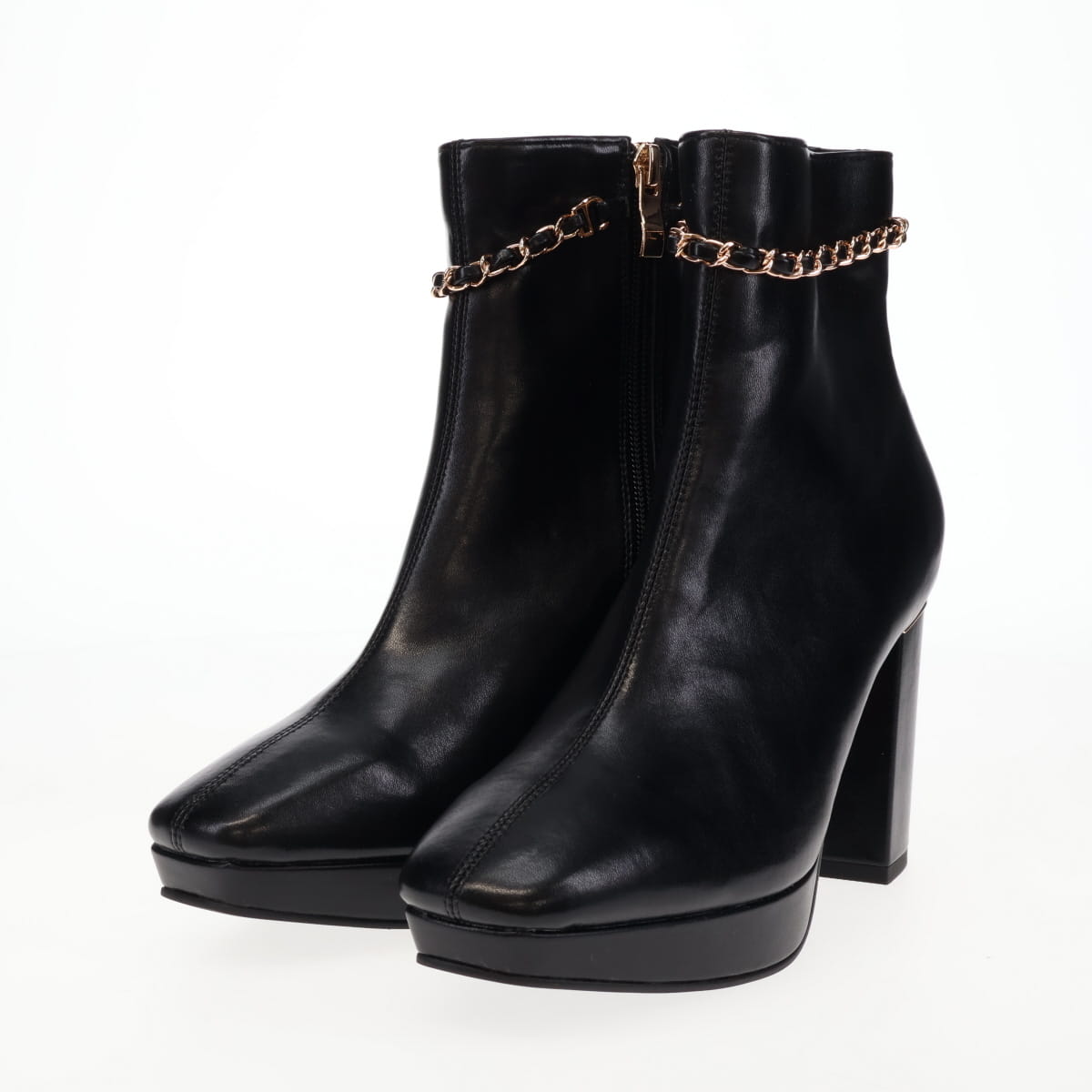 《予約/11月上旬入荷予定》【26AW】チェーンモチーフプラットフォームヒールブーツ/564404