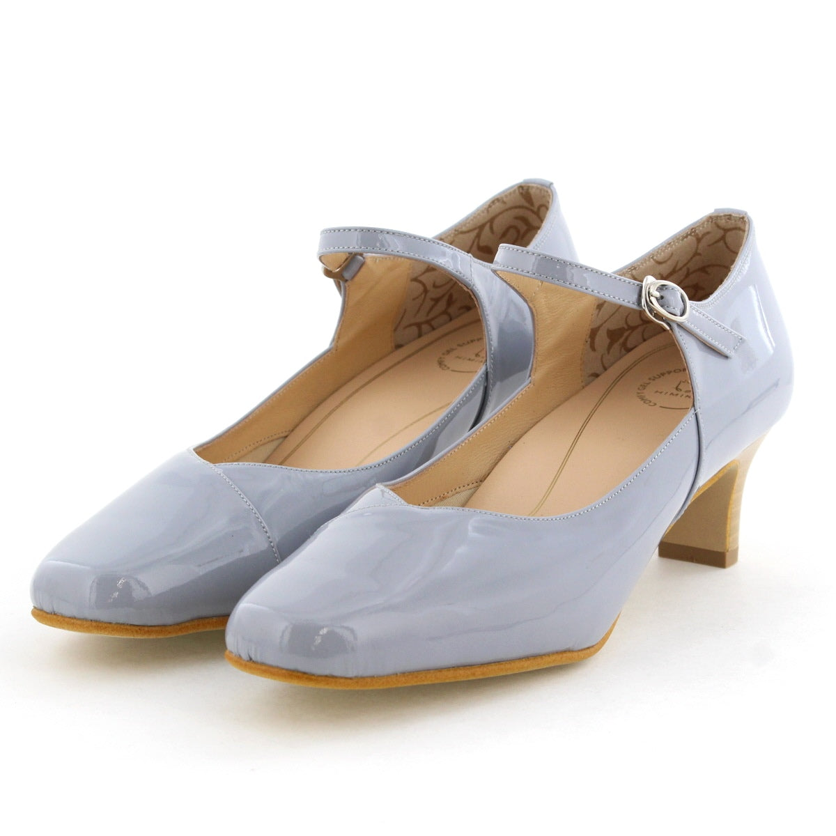 【快適ウォークパンプス】5㎝ヒールストラップパンプス/605002