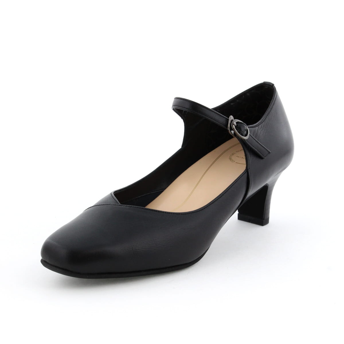【快適ウォークパンプス】5㎝ヒールストラップパンプス/605002
