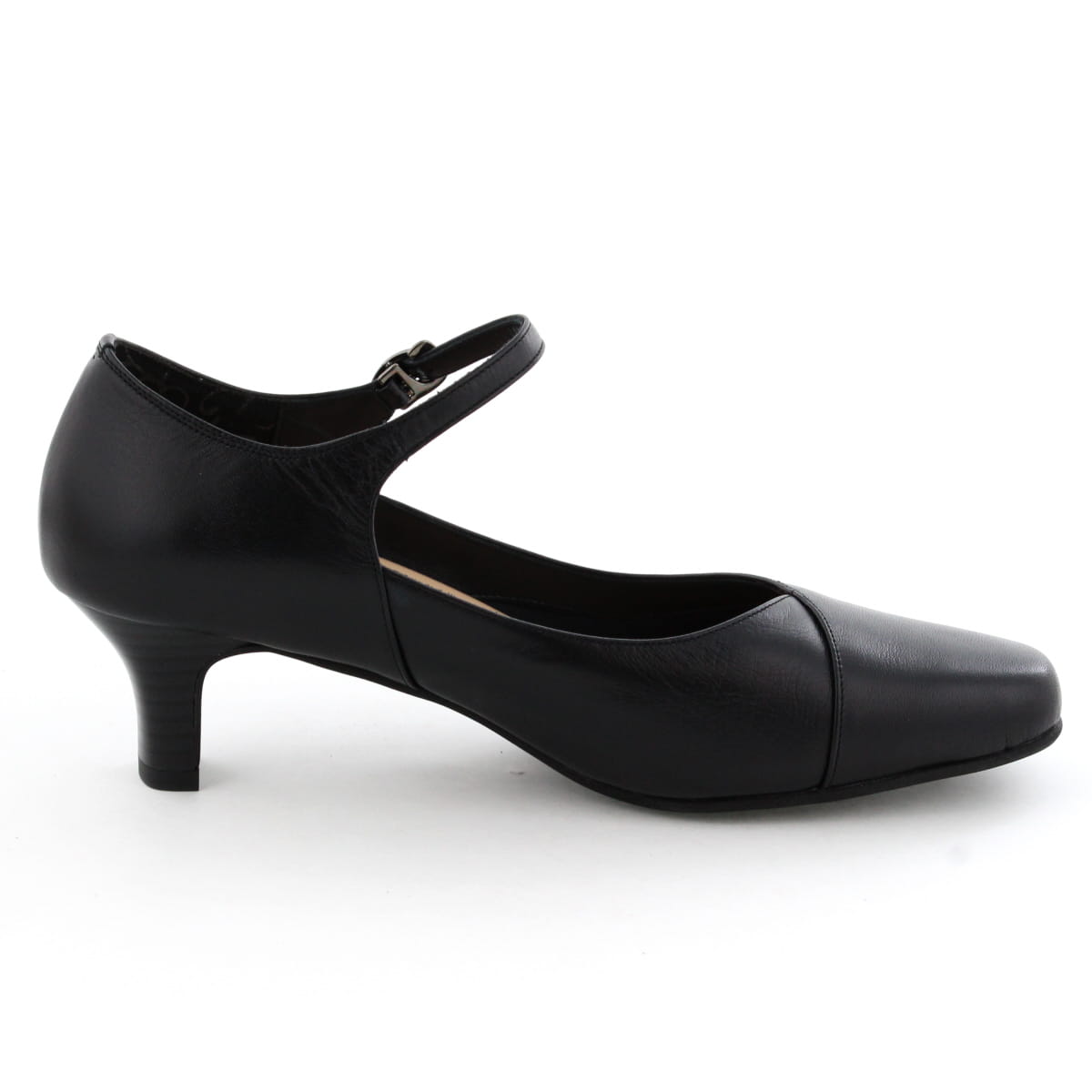 【快適ウォークパンプス】5㎝ヒールストラップパンプス/605002