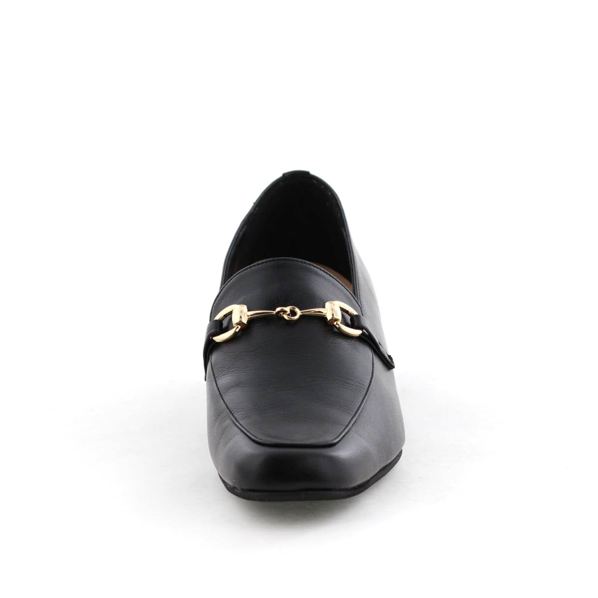 【26SS新色追加】【快適ウォークパンプス】ビットデザインヒールローファー/605003