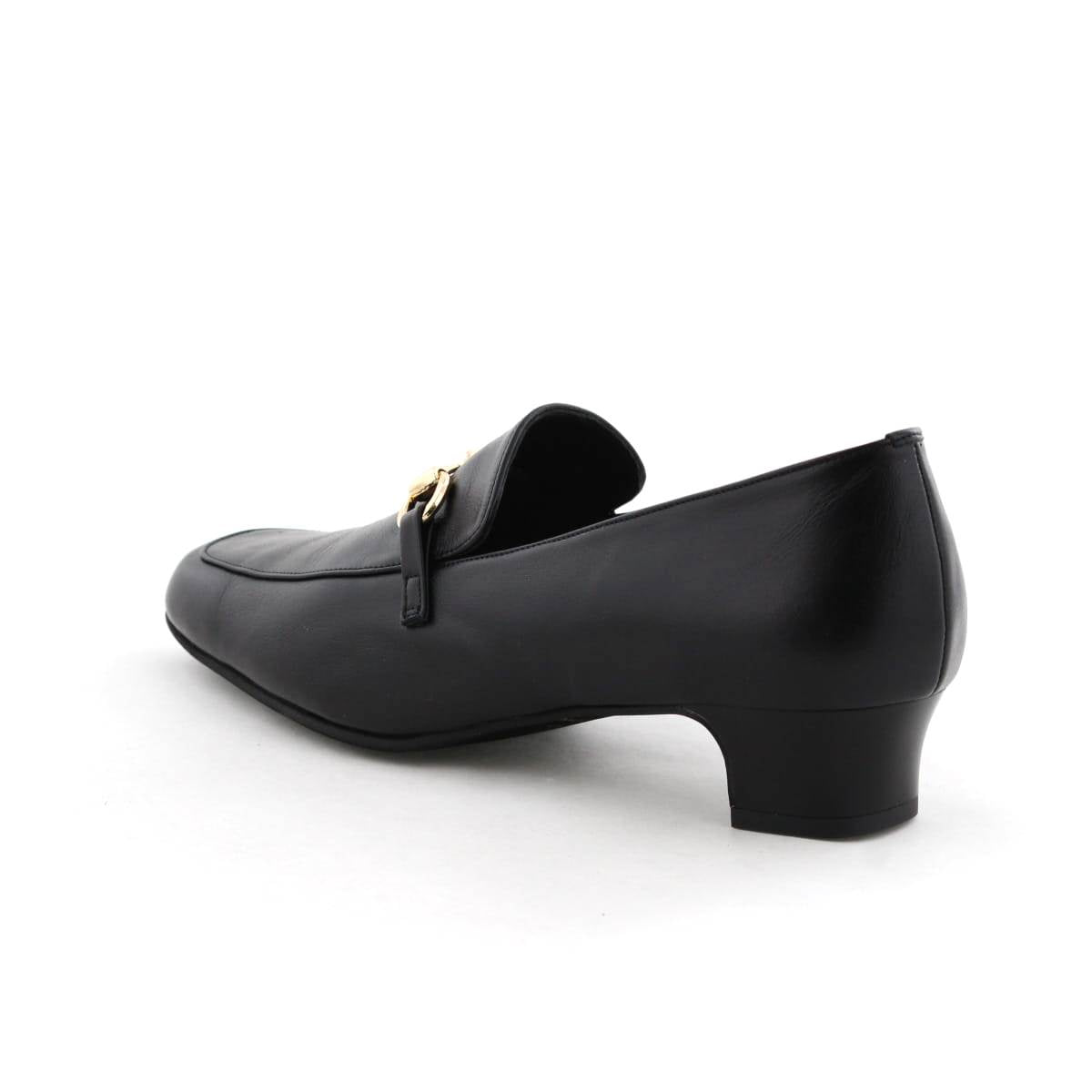 【26SS新色追加】【快適ウォークパンプス】ビットデザインヒールローファー/605003