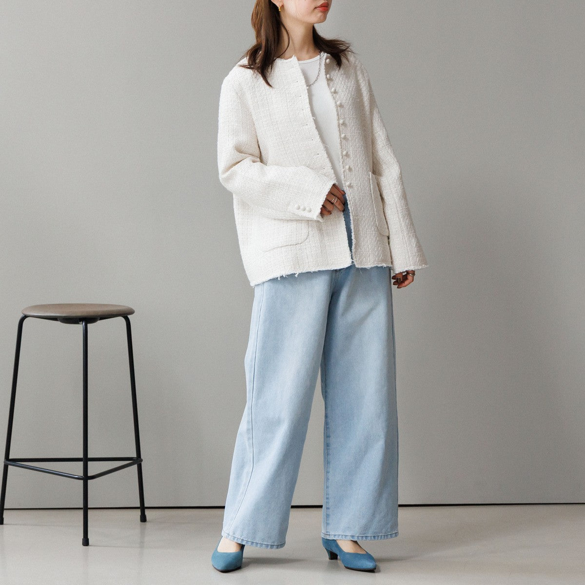 【25AW新色/快適ウォークパンプス】ソフトポインテッドトゥパンプス/605004