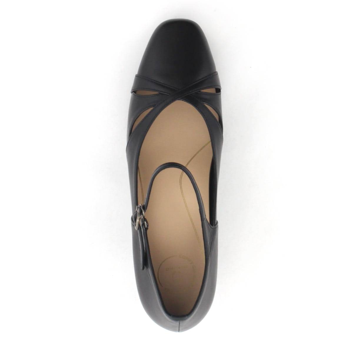 【26SS新色追加/快適ウォークパンプス】5㎝ヒールカットワークストラップパンプス/605005