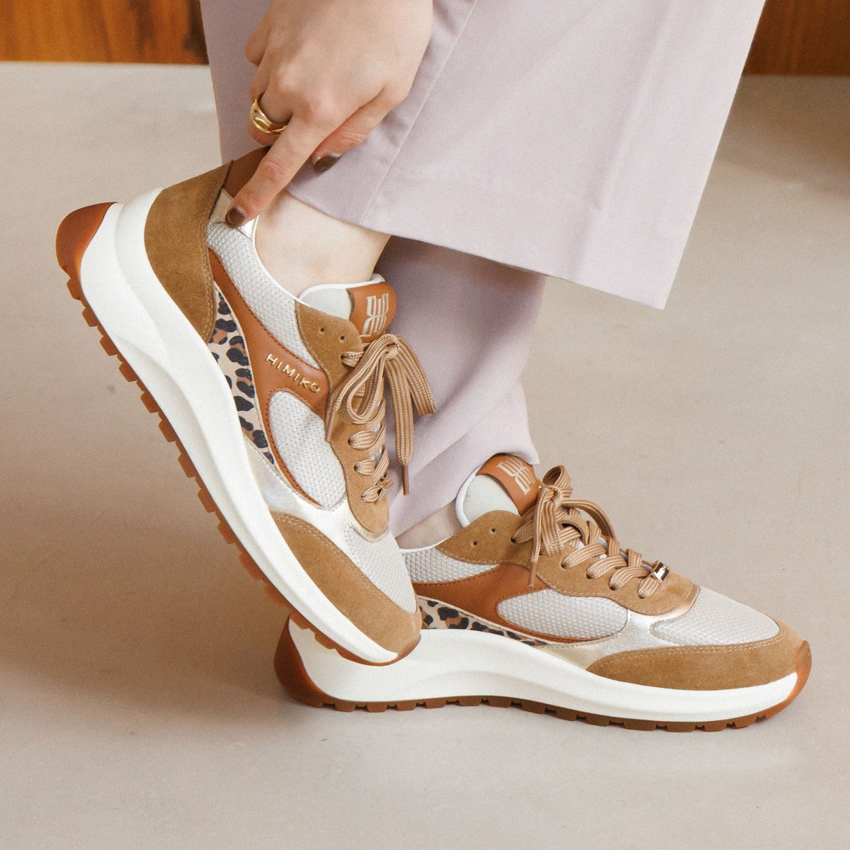 【25AW】コンビデザインスニーカー/607005