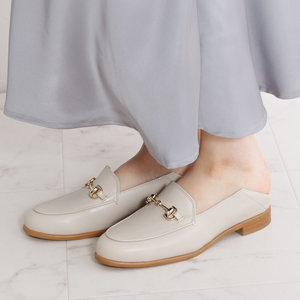 【SALE】バブーシュビットローファー/631104