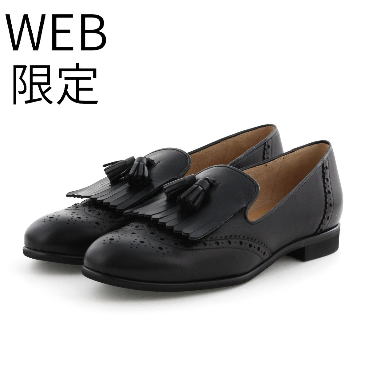 【WEB限定デザイン】メダリオンタッセルシューズ/631152