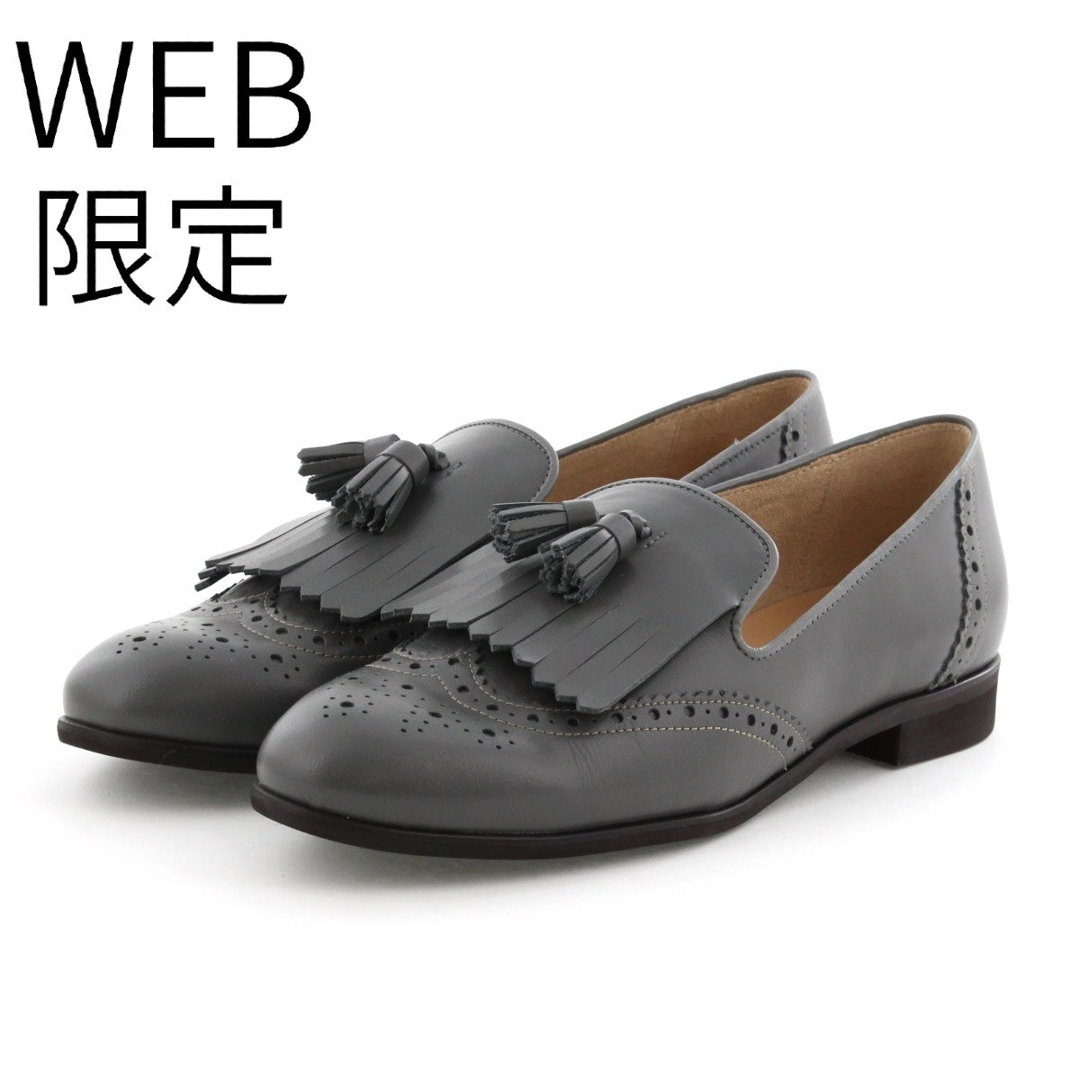 【WEB限定デザイン】メダリオンタッセルシューズ/631152