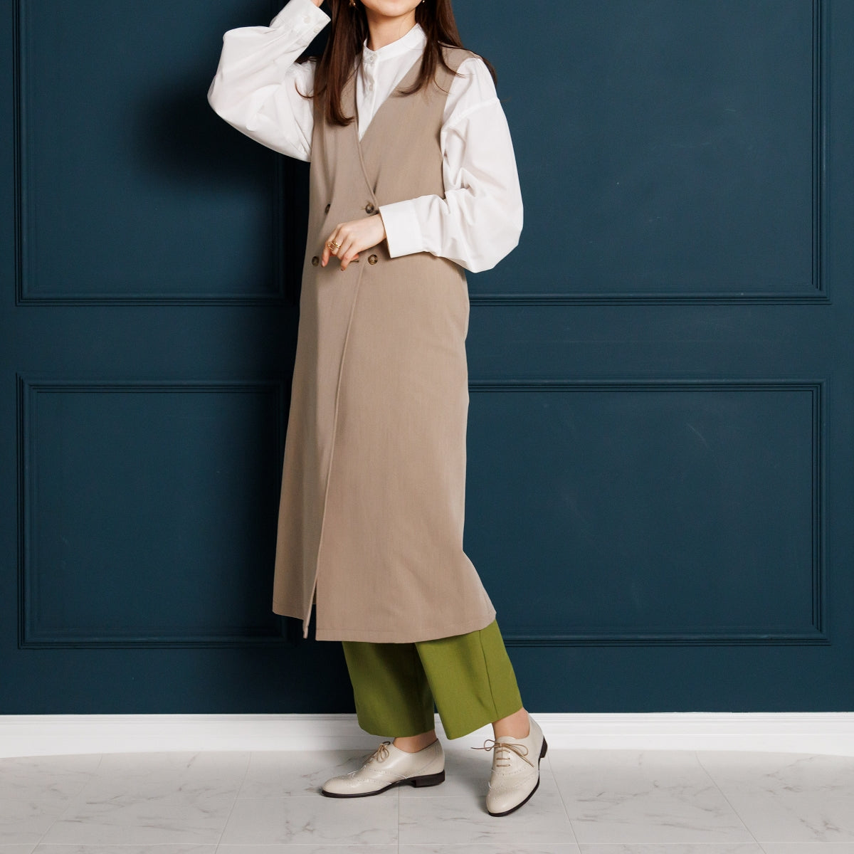 【SALE】【WEB限定デザイン】メダリオンレースアップシューズ/631153