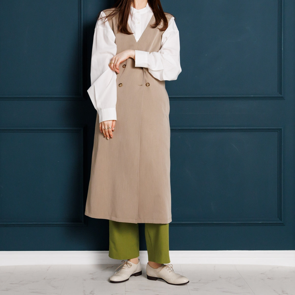 【SALE】【WEB限定デザイン】メダリオンレースアップシューズ/631153