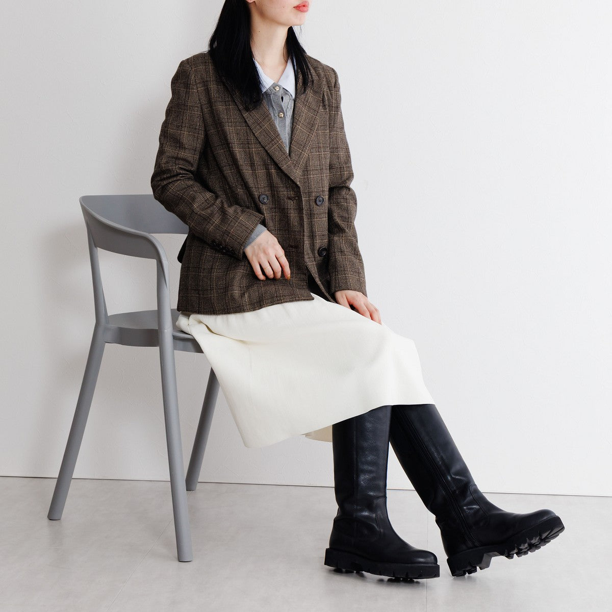 【25AW】トラックソールロングブーツ/631411