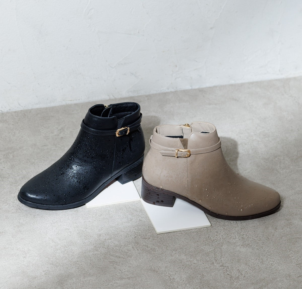 【耐水】ベルトデザインレインブーツ/634401