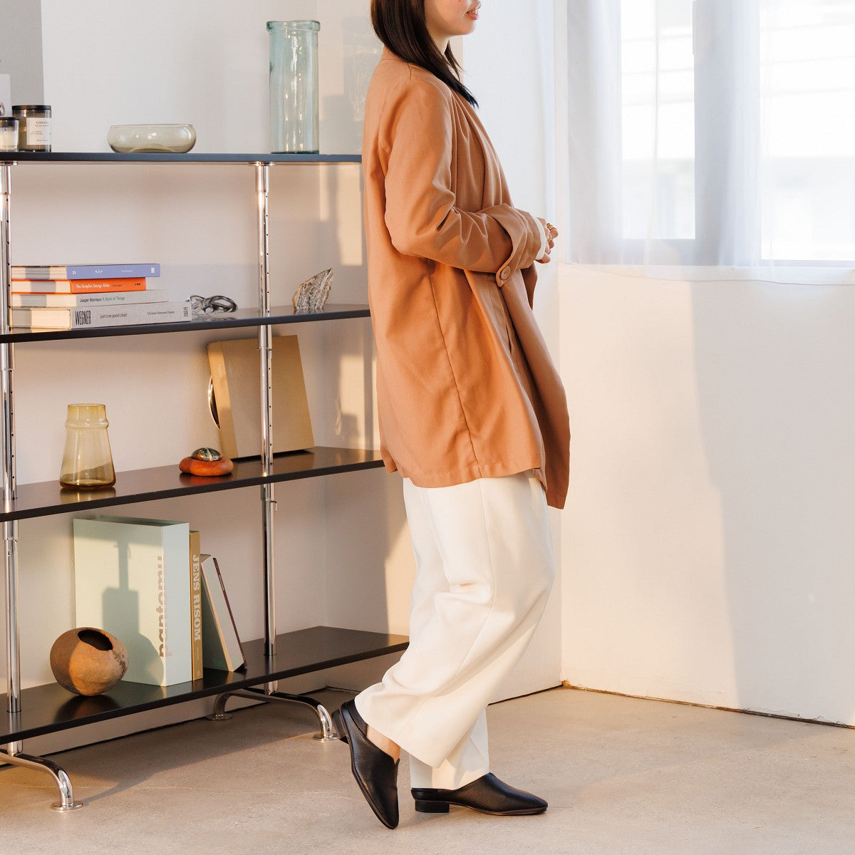 【25AW新色】【快適ウォークパンプス】ソフトフラットシューズ/635305