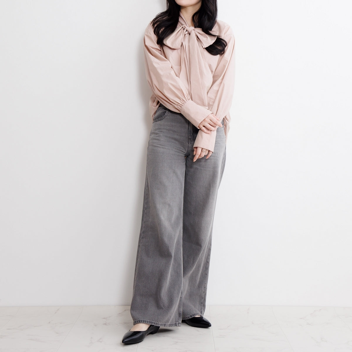【再入荷/WEB限定デザイン】ローヒールパンプス/640001