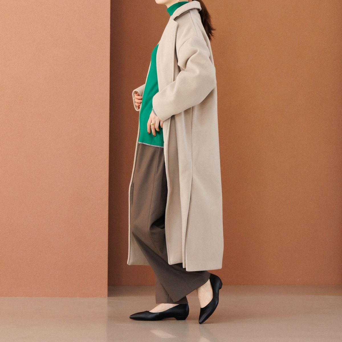 《一部予約/1月上旬入荷予定》【WEB限定デザイン】ローヒールパンプス/640001