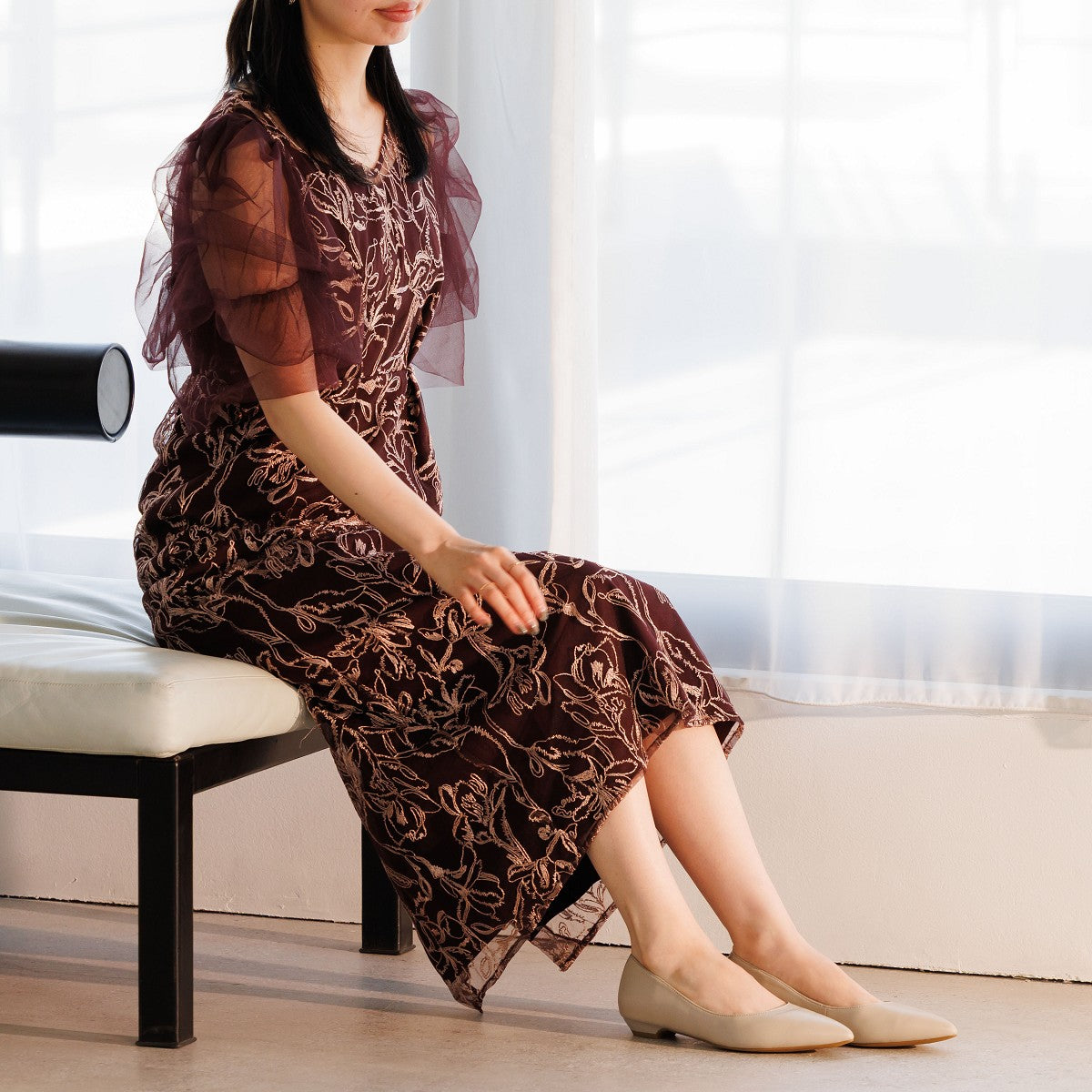 《一部予約/1月上旬入荷予定》【WEB限定デザイン】ローヒールパンプス/640001