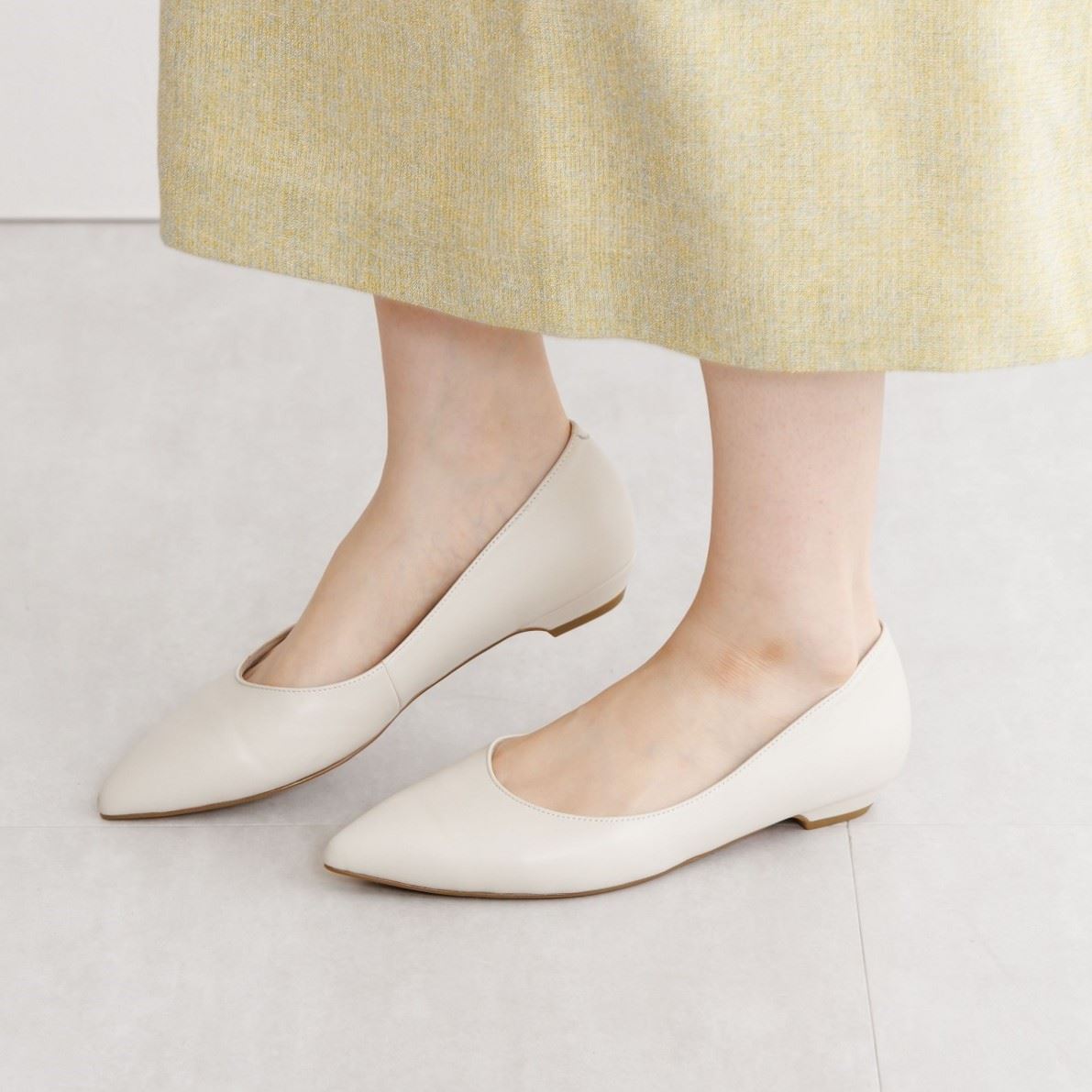 【再入荷/WEB限定デザイン】ローヒールパンプス/640001