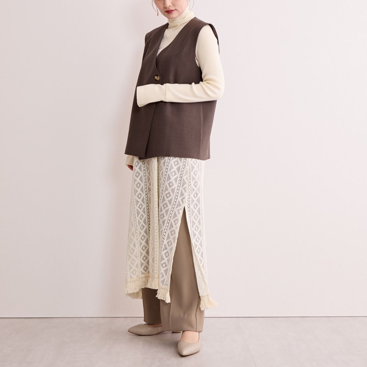 【再入荷/WEB限定デザイン】ローヒールパンプス/640001