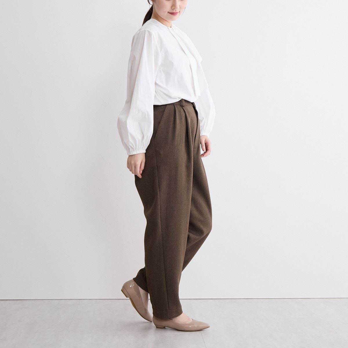 《一部予約/1月上旬入荷予定》【WEB限定デザイン】ローヒールパンプス/640001