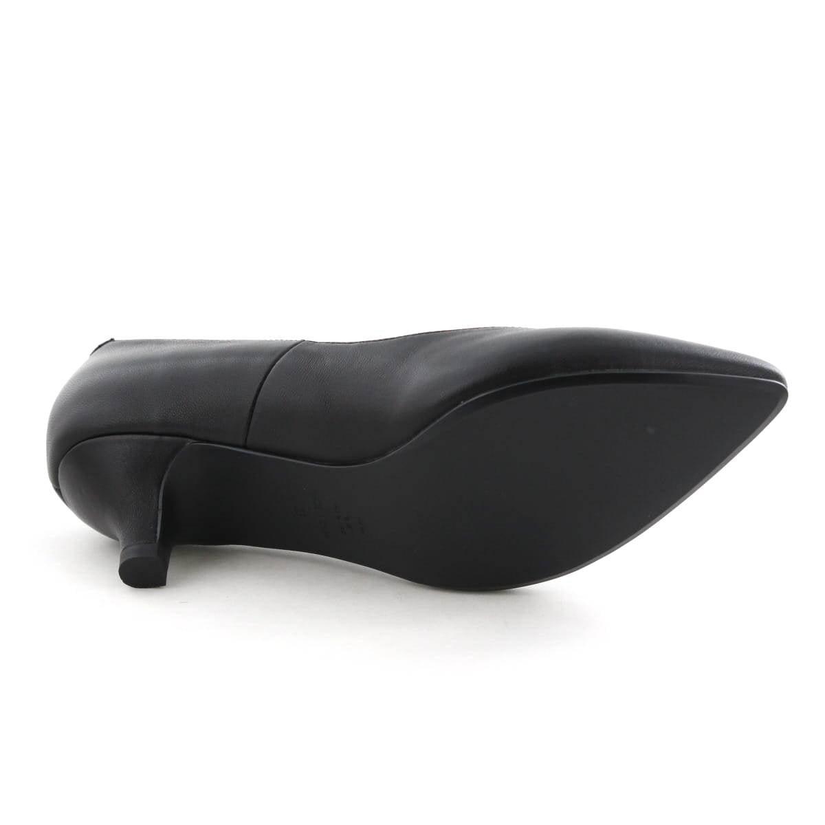 【WEB限定デザイン】アシンメトリーポインテッドトゥパンプス/640002