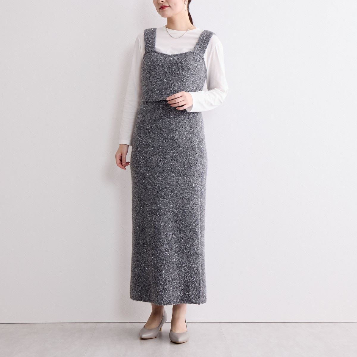 【WEB限定デザイン】アシンメトリーポインテッドトゥパンプス/640002