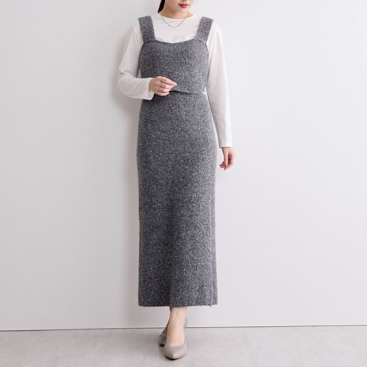 【WEB限定デザイン】アシンメトリーポインテッドトゥパンプス/640002