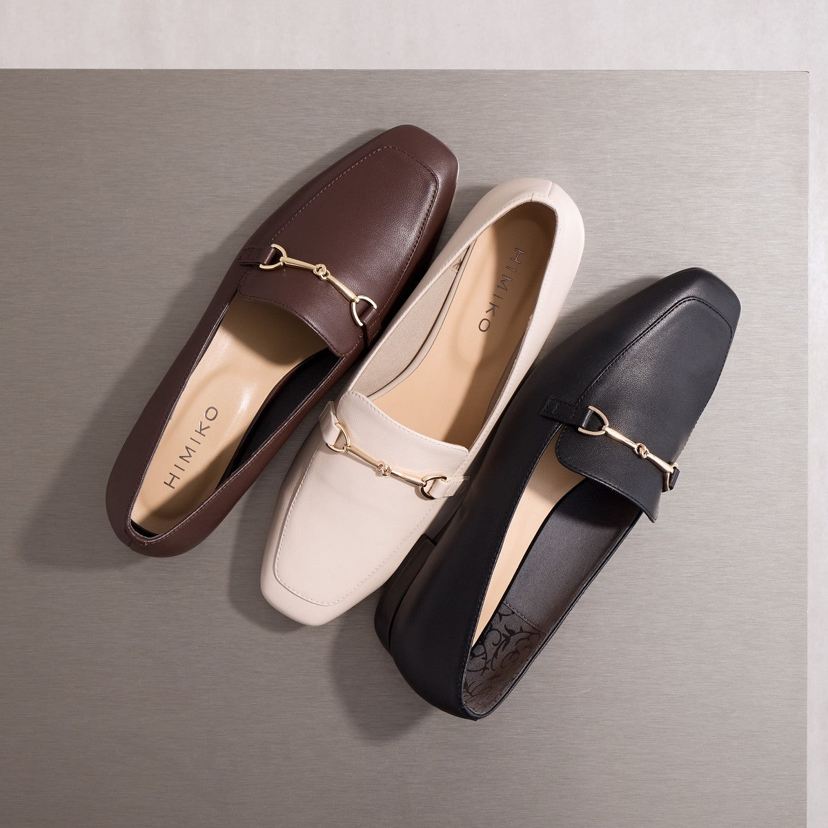 【WEB限定デザイン/再入荷】ビットモチーフローファー/640003