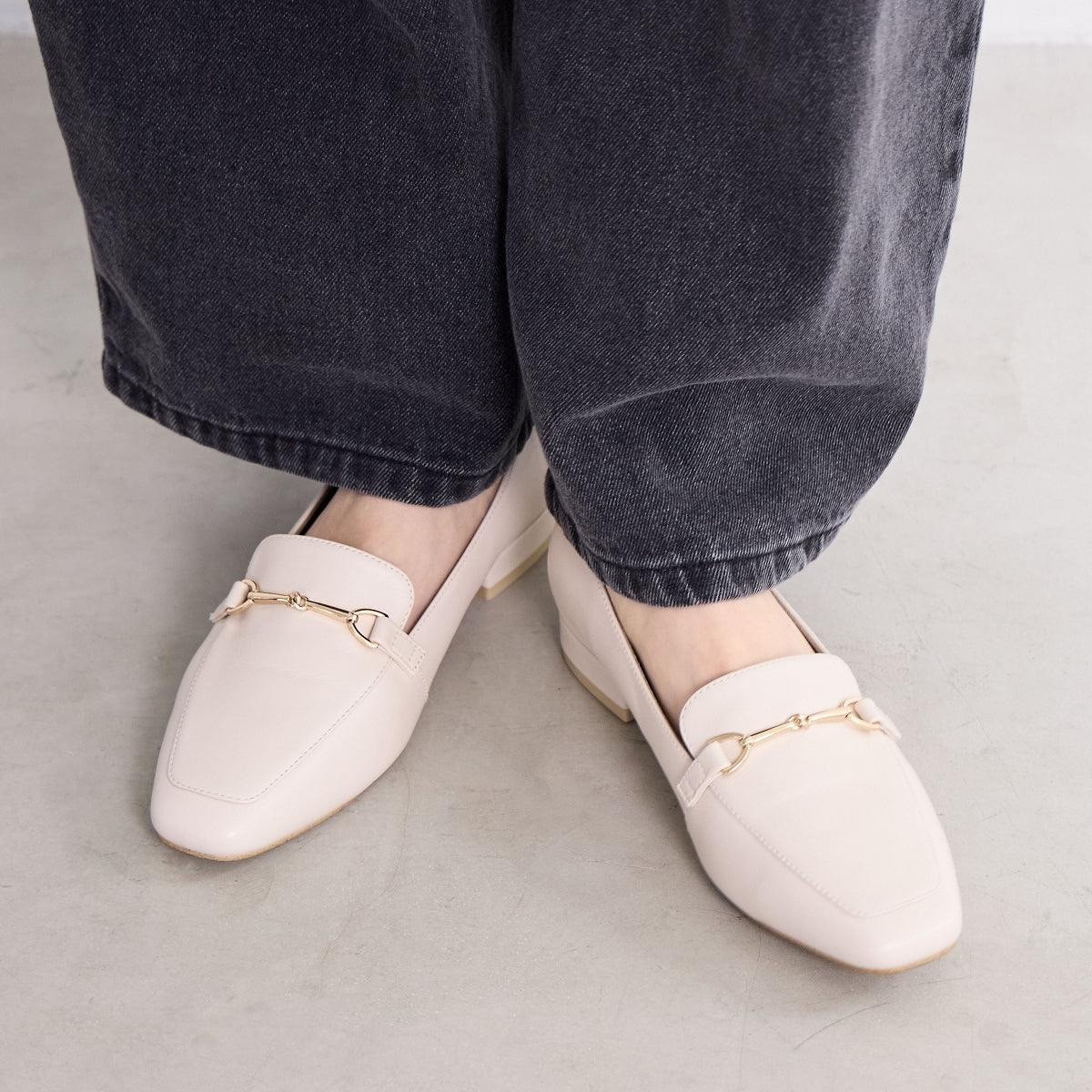 【WEB限定デザイン/再入荷】ビットモチーフローファー/640003