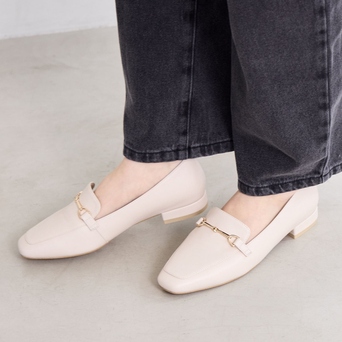 【WEB限定デザイン/再入荷】ビットモチーフローファー/640003