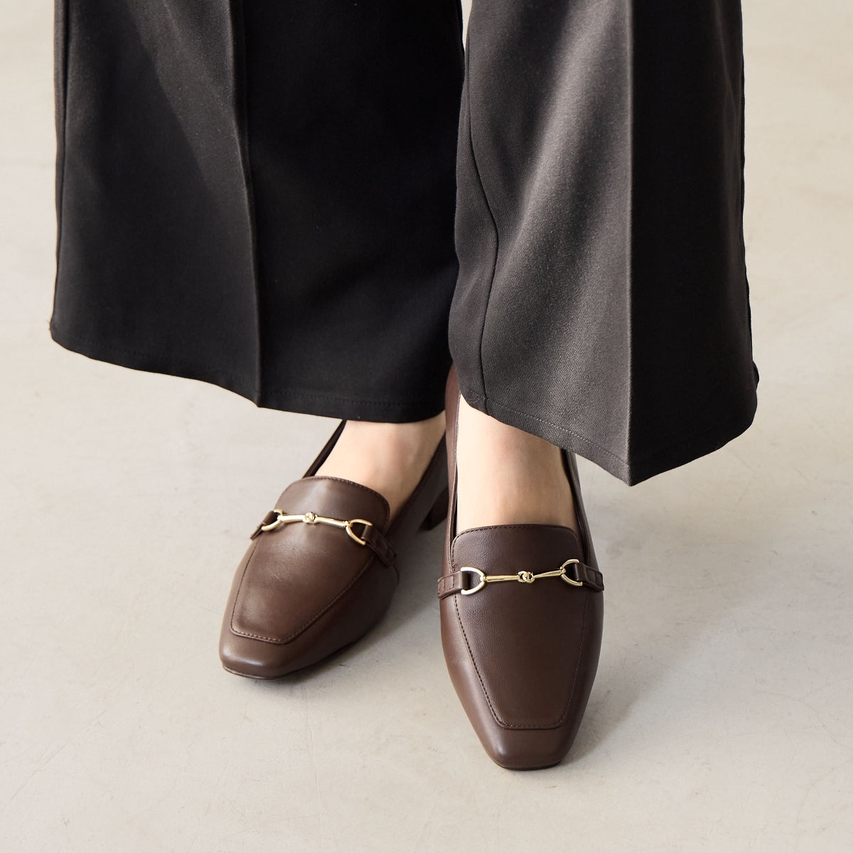 【WEB限定デザイン/再入荷】ビットモチーフローファー/640003