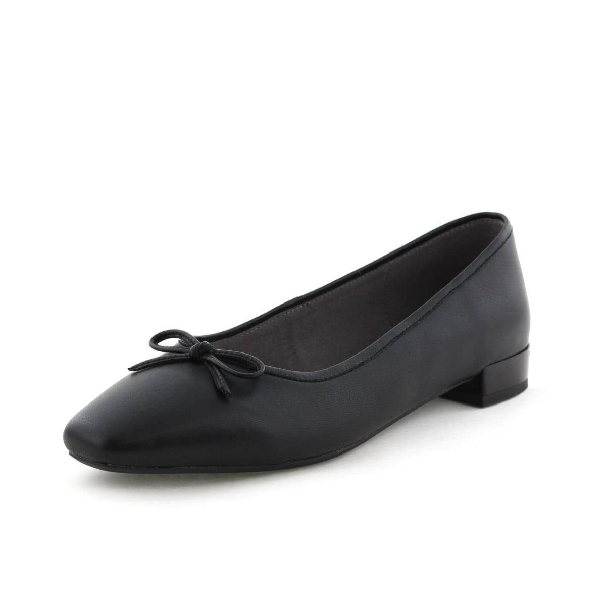 【WEB限定デザイン/25AW新色追加】スクエアトゥバレエシューズ/640008