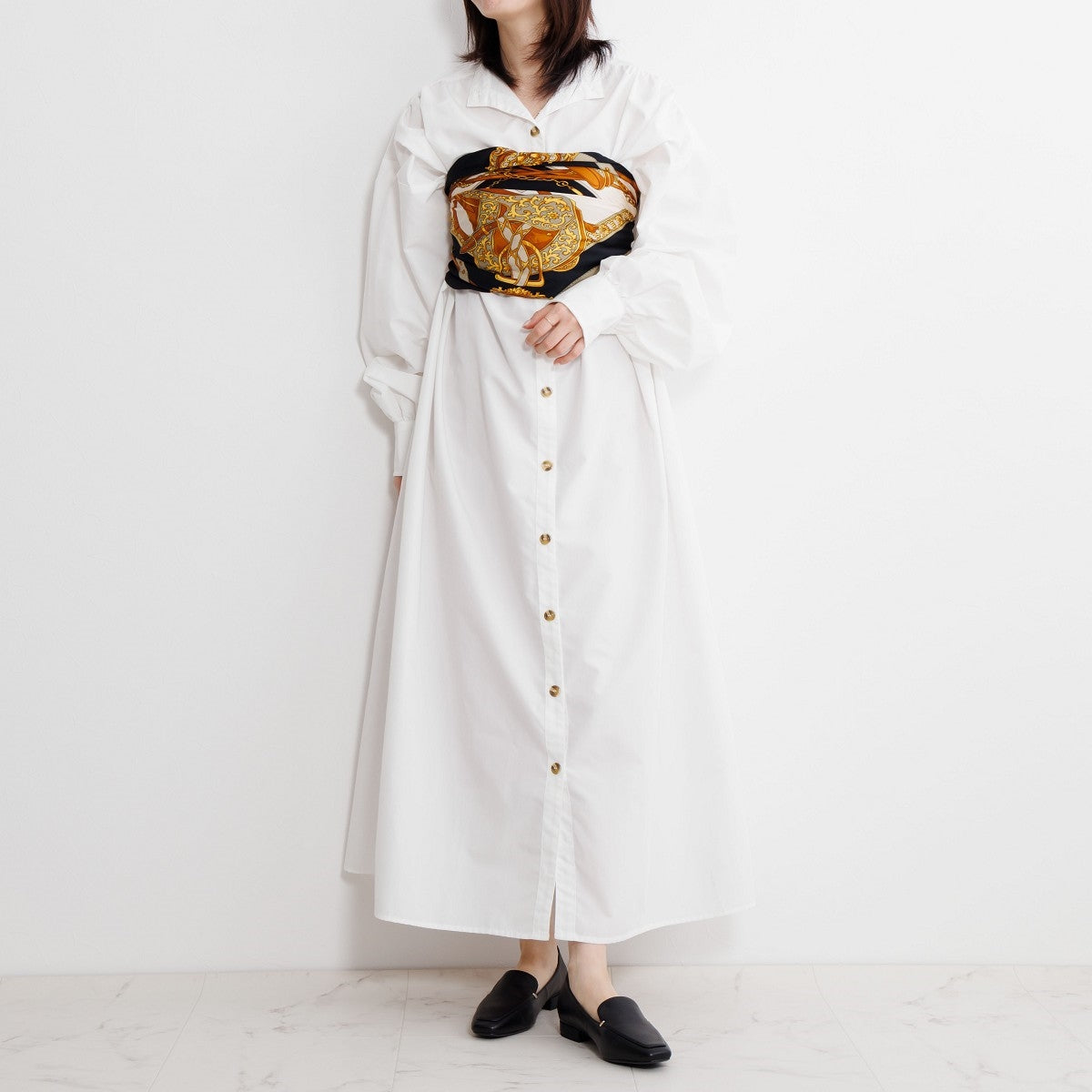 【WEB限定デザイン】メタルアクセントローファー/640009