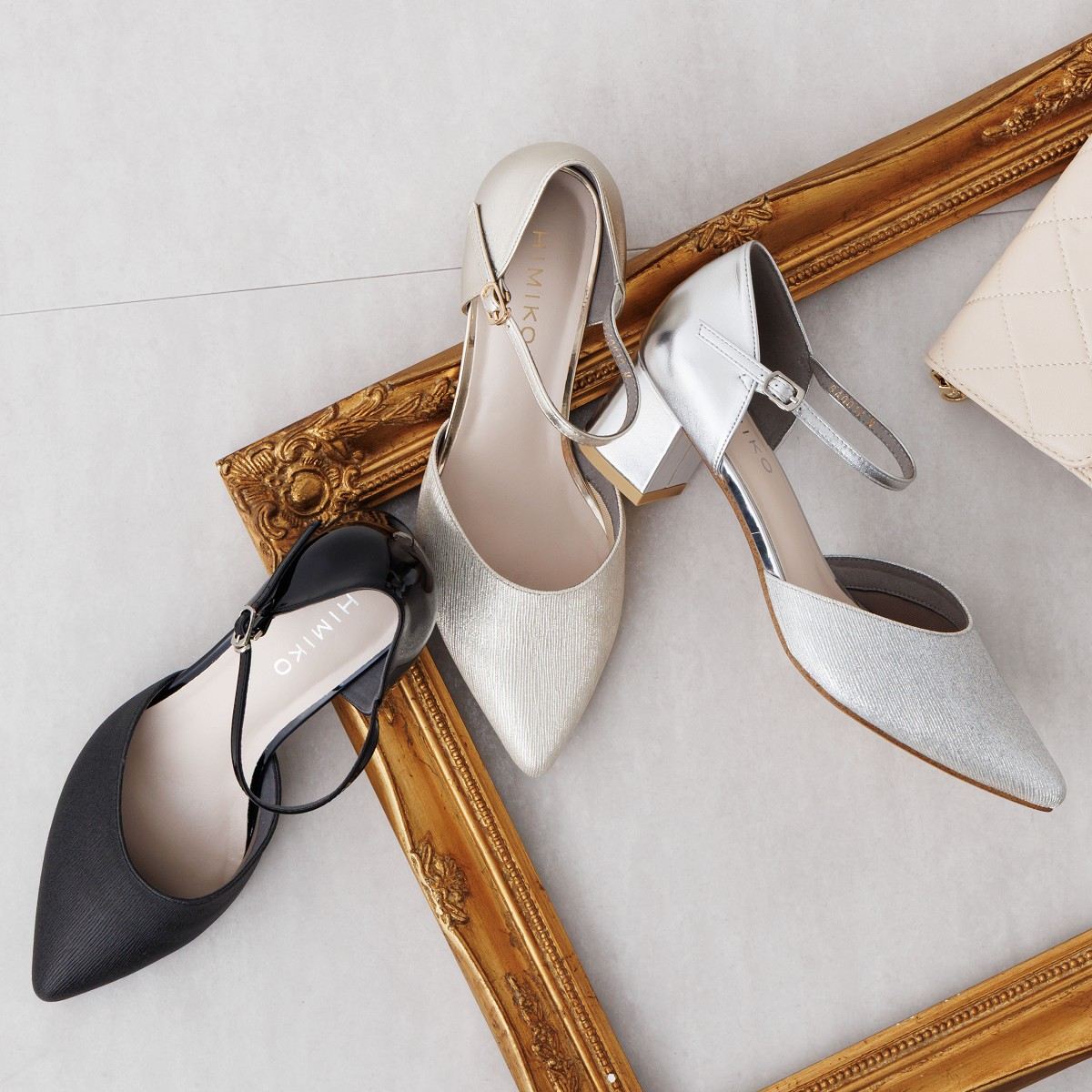 【WEB限定デザイン】セパレートストラップパンプス/640010